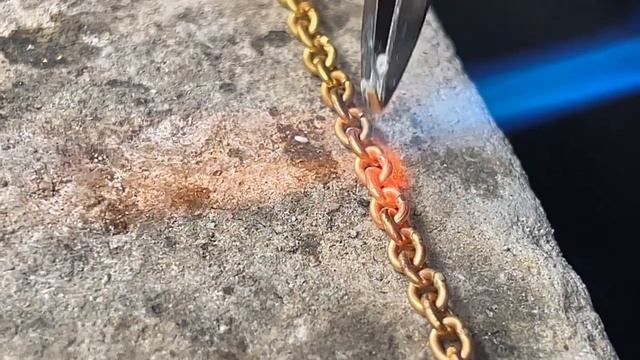 Making A 24k Gold Chain! Hand Made | Jewelry Making | How It’s Made | Chain Making | 4K Video
