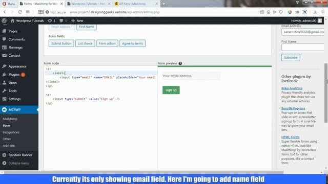 How to connect mailchimp account to wordpress website смотреть онлайн