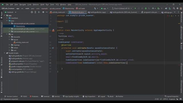 QR , Barcode, Email , Mobile no etc. QR code scanner | QR code scanner android studio| All QR Code смотреть онлайн