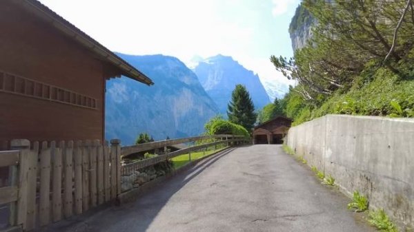 Lauterbrunnen Switzerland ?? Swiss Village Tour ☀️ Most Beautiful Villages in Switzerland 4k video