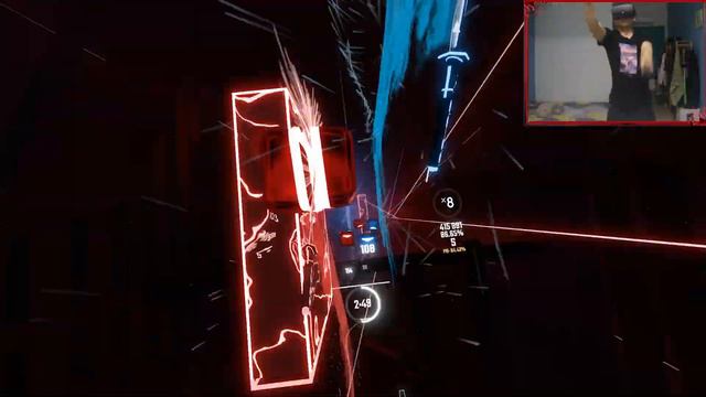 Beat Saber - Reality Check Through The Skull[Undertale Remix] - DM Dokuro (EXPERT) смотреть онлайн