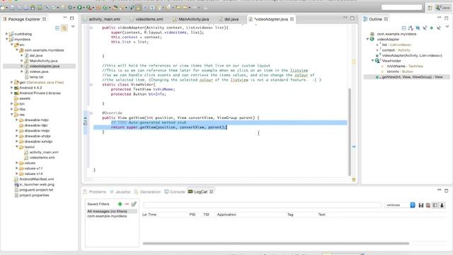 Android REST web service with JSON rest api android part 3 - creating the custom view adapter смотреть онлайн