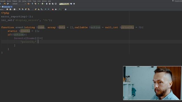 PHP Tutorial | Events in PHP смотреть онлайн