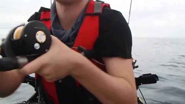 15kg Hawkes Bay Kingfish From a Kayak! смотреть онлайн