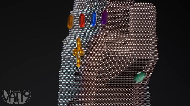 Avengers Endgame Infinity Gauntlet Made out of Magnets! смотреть онлайн