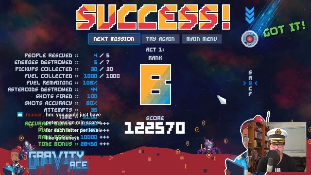 Gravity Ace Stream: Game over, man, game over! смотреть онлайн