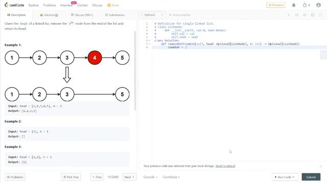 LeetCode題目詳解 No19: Remove Nth Node From End of List смотреть онлайн