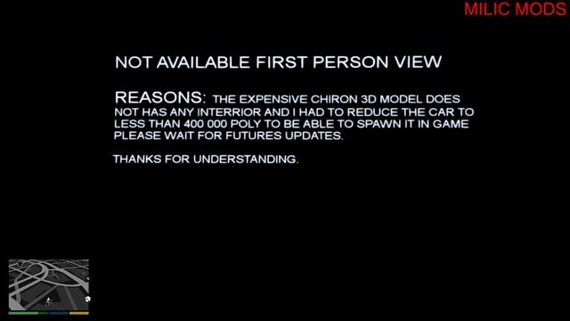 GTA V PC MODS Bugatti Chiron & Vision Tuning смотреть онлайн
