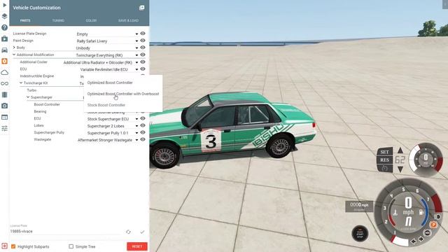 Turbo flutter in Beamng drive! (RK mod review) смотреть онлайн