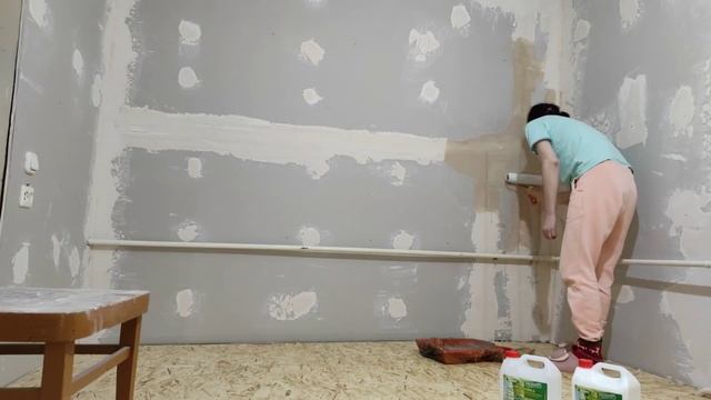 НАШ НОВЫЙ ПОЛ/ГРУНТУЕМ СТЕНЫ/23 ФЕВРАЛЯ смотреть онлайн