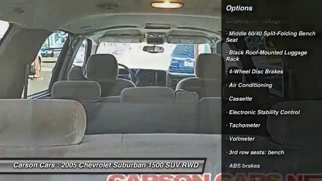 2005 Chevrolet Suburban 1500 Lynwood WA 28481 смотреть онлайн