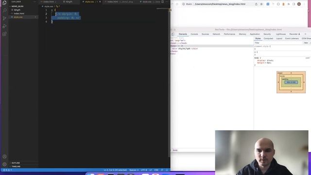 2 урок - курс по созданию блога для начинающих (HTML CSS JS) смотреть онлайн