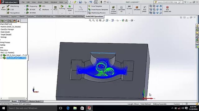 Solidcam tutorial || HSR and HSM || Demo || CAM || Er. Solutions смотреть онлайн