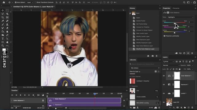 giffing tutorial/process with vapoursynth + coloring (photoshop 2020) ✨ смотреть онлайн