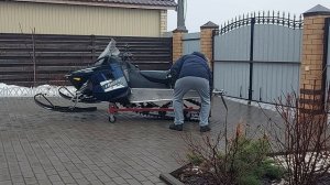 Кантователь (подкат) для снегохода