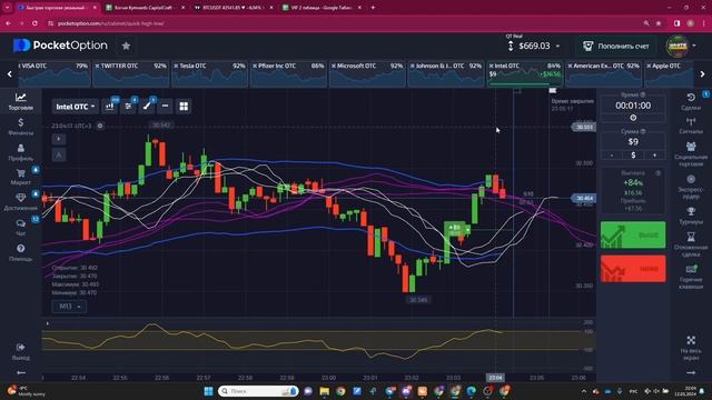 Бинарные опциона | КАК ЗАРАБОТАТЬ без РИСКА!? +599$ #трейдинг #бинарныеопционы #pocketoption