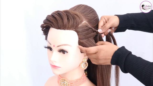 Easy Ponytail Hairstyle for Long Hair. Braided hairstyle. Most Beautiful Hairstyle смотреть онлайн