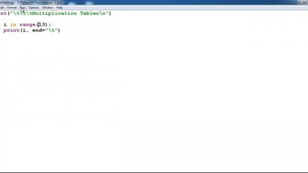 How to Create Multiplication Tables in Python with Nested For Loop