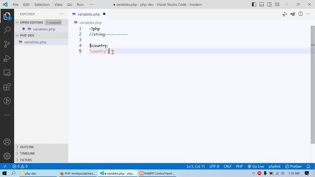 PHP tutorial - Variable Naming Rules and Concatenating Strings смотреть онлайн