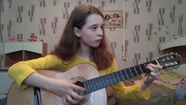 Придумала свою песню на гитаре😏 смотреть онлайн