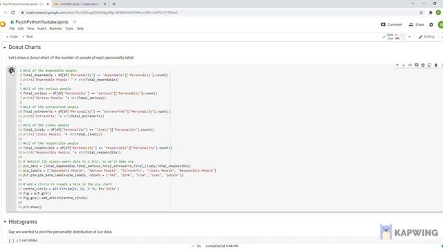 Psychology Python Data Visualization Libraries MatPlotLib Seaboarn смотреть онлайн