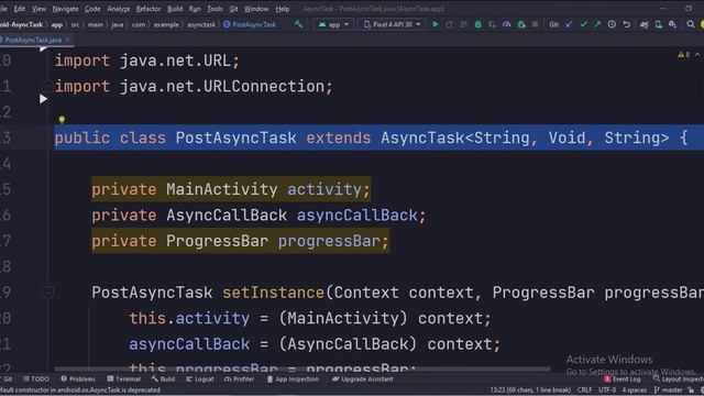 ANDROID - HTTP REQUEST USING ASYNCTASK TUTORIAL IN JAVA смотреть онлайн