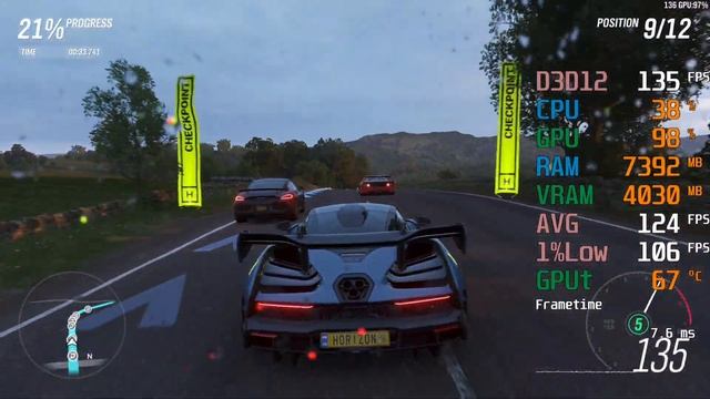 GeForce RTX 2060 -- Intel Core i5-10400F -- Forza Horizon 4 Benchmark смотреть онлайн