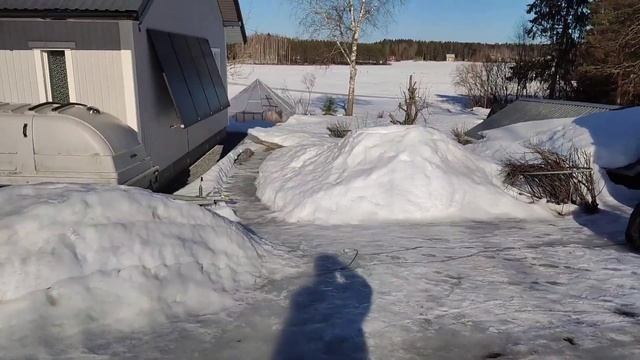 Солнечная электростанция  4,2 Кв. Месяц - март.