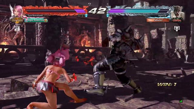 Tekken 7 Tone Bomahawk vs Agent M/ Alisa vs Armor King Rd 3 смотреть онлайн