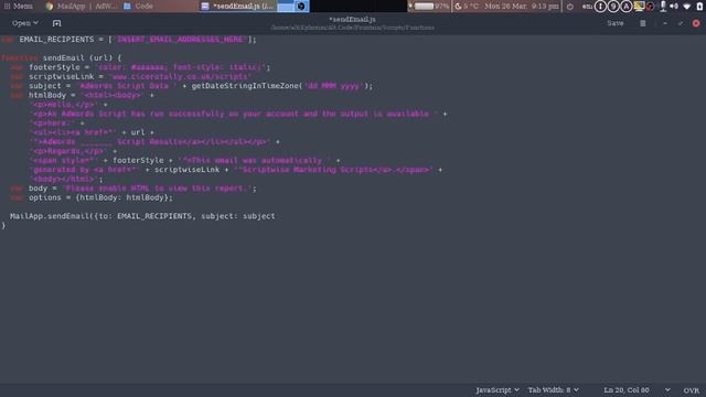 Sending E-mails With AdWords Scripts! смотреть онлайн