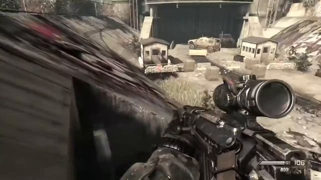 Call of Duty GHOSTS gameplay ATI HD 7750 смотреть онлайн