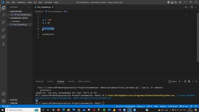 3 Variable in python part 2 смотреть онлайн