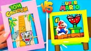 Как сделать настольную игру Марио VS Том за золотом