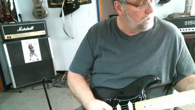 Pickup demo Fender guitar with 7 pickup switch смотреть онлайн