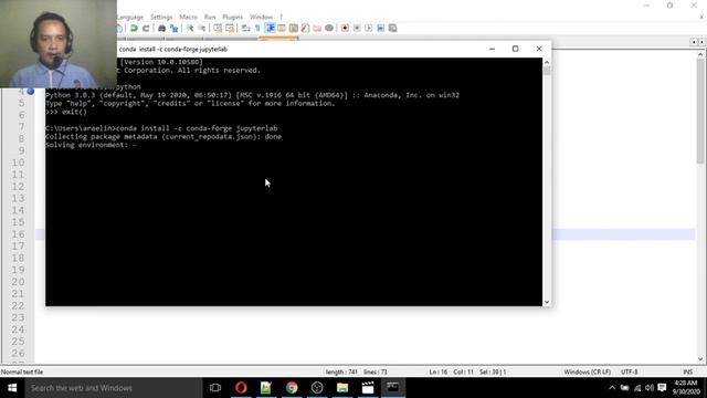 Belajar Python #1 Instalasi Miniconda смотреть онлайн