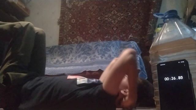 Задание от Зеленой Свечи. Скручивания с согнутыми ногами 8. Выполнено. смотреть онлайн