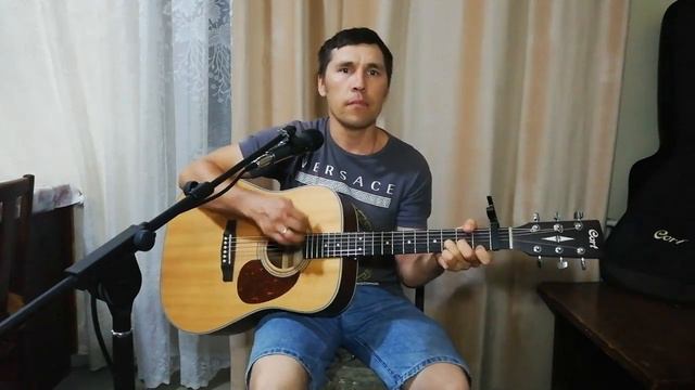 Звери - Районы-кварталы, кавер под гитару, Sergey Holmatov. 👍🙂 смотреть онлайн