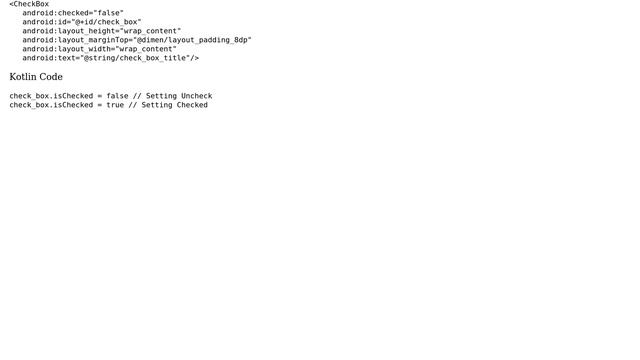 CheckBox's isChecked not working when I set initially in java or Kotlin (2 Solutions!!) смотреть онлайн