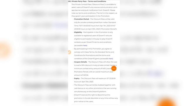 Dream11 Private Party Pass | Dream11 Discount Coupon Offer | Dream11 Private Pass 50% Discount Offe смотреть онлайн