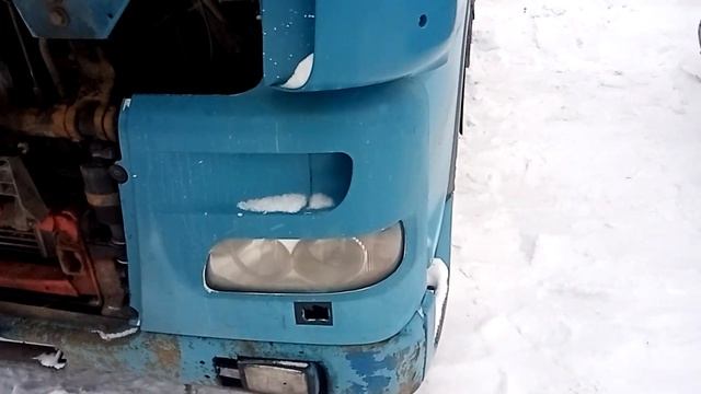 масло с передней крышки  даф. начал разбирать синий даф. #даф