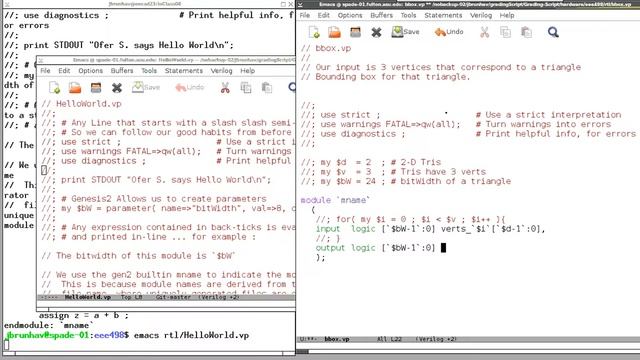 Hardware Design -- Rast -- Part 0 -- Testing