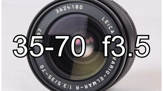 ? Replace Your PRIMES? Leica R 35-70 f4 Zoom смотреть онлайн