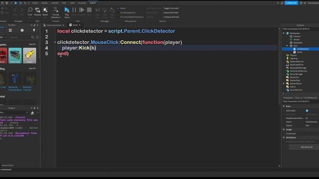Click Detector - Roblox Studio Tutorial смотреть онлайн