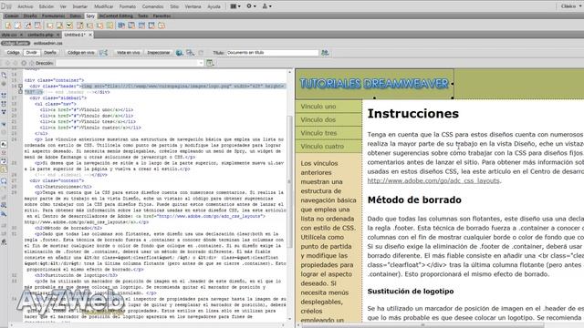 Tutorial: Como hacer página Web con Dreamweaver y PHP. Cap. 10 смотреть онлайн
