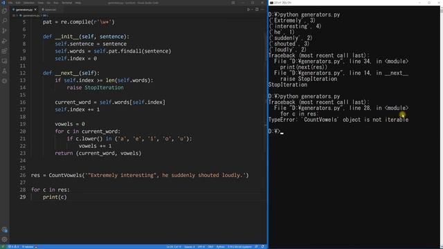 Python: Generator (ジェネレータ) の理解と実装 part1 - 前段階としての イテレーション、イテレータプロトコル、イテラブル、イテレータ の再確認 その1 смотреть онлайн