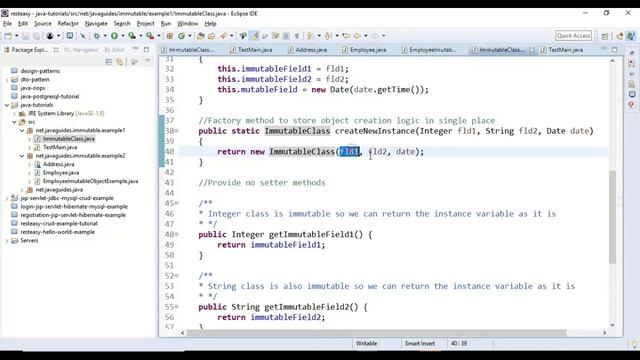 How to Create Immutable Class in Java смотреть онлайн