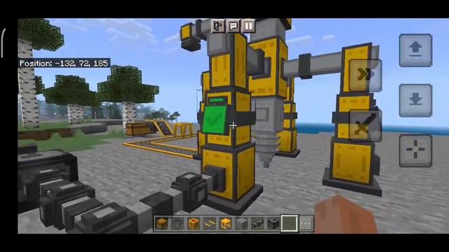 factory machinery Add-on / tutorial part - 1 / how to auto mining in mcpe смотреть онлайн
