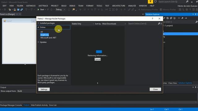 ¿Cómo utilizar nuget en visual studio? смотреть онлайн
