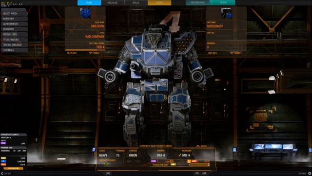 Mechwarrior Online - ON1-K - Orion