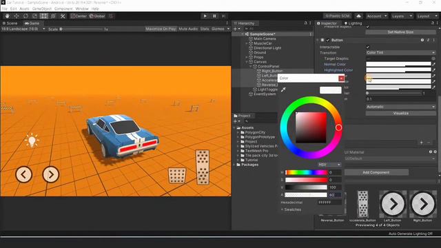 Simple Car Controller in Unity 3D (Part 6- Touch Input) | Easy Unity Tutorial 2022 смотреть онлайн